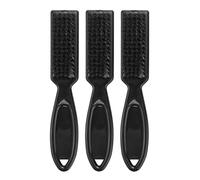 Cpolebev Cepillo de Desvanecimiento de 3 Piezas Tijeras de Peine Cepillo de Limpieza BarberíA Cepillo de Limpieza de Talla de Cabeza de Aceite Antiguo Descolorido