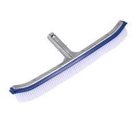 Cpolebev Cepillo de Pared para Piscina Al Aire Libre de 18 Pulgadas Herramienta de Limpieza de Piscinas Manejar de Aluminio para Estanque SPA Piscinas de Aguas Termales Depurador de Algas