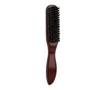 Cpolebev Cepillo para Alisar el Cabello, Cepillo de Pelo de, para Mujeres y Hombres, Cepillo de Pelo, Cepillo de Barba de Peluquero, Rojo Oscuro