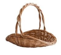 Cpolebev Cesta de Picnic Cesta de Dulces de Pascua Cestas de Flores para Bodas Cesta de Comida Rápida Organizador de Despensa Tejido