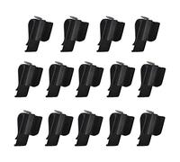 Cpolebev Clip de PláStico para Almacenamiento de Palos de Golf de 20 Piezas, Organizador de Clip para Palos de Golf, Accesorios de Golf para Golfistas, Color Negro