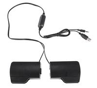 Cpolebev Clip Mini PortáTil USB EstéReo Altavoz Barra de Sonido para Notebook Computadora PortáTil PC Mp3 TeléFono Reproductor de MúSica