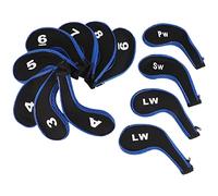 Cpolebev Club De Cubierta De Cabeza De Hierro De Golf Protector De Cabezas Fundas De Cuña Cuello con Cremallera para, Cobra