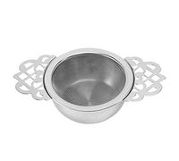 Cpolebev Coladores de Té con de (Paquete de 2), Elegantes Coladores de Té de Hojas Sueltas de Acero Inoxidable