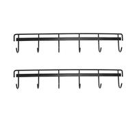 Cpolebev Colgadores para Utensilios con Soporte para Utensilios de Pared para Utensilios Montado en la Pared Adhesivos para Pared Estante para Cocina Dormitorio