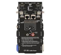 Cpolebev Comprobador de Línea Multifuncional CT-20 Comprobador de Línea de Señal de Audio XLR Compatible con CT-20