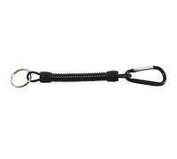 Cpolebev , con mosqueton y Cable en Espiral, 13 cm, Color al Azar