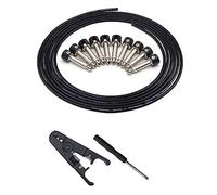 Cpolebev Conectores Sin Soldadura Diseño Guitarra Cable Diy Guitarra Kit de Cable de de Pedal