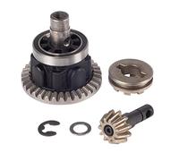 Cpolebev Conjunto de Engranaje de PiñóN y del Diferencial Delantero y Trasero para Trx4 Trx6 1/10 RC Coche de Orugas Piezas de ActualizacióN