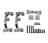 Cpolebev Conjunto de Servo de Montaje de Base de Varilla de TraccióN de Metal para C24 C14 C14K C24K 1/16 Piezas de ActualizacióN de Repuesto de Repuestos de CamióN RC