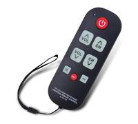 Cpolebev Control Remoto de TV A-TV10 para Personas Mayores, Control Remoto Universal Simple A Prueba de Agua con Luz LED para Todos los Modelos de TV