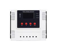 Cpolebev Controlador de Carga Solar AplicacióN 30A Monitoreo de Datos en Tiempo Real Pantalla LED Controlador Solar Inteligente 12V/24V/48V