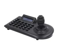 Cpolebev Controlador de Teclado PTZ con Palanca de Mando 4D de 4 Ejes RS485 para Cámara PTZ Grabadora DVR XVR Enchufe Europeo