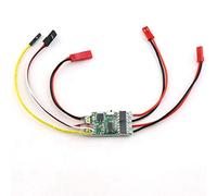 Cpolebev Controlador de Velocidad Cepillado Bidireccional 5A ESC Bidireccional ESC 2S-3S Lipo para RC Modelo Coche Tanque Repuestos