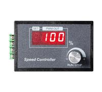 Cpolebev Controlador de Velocidad de Motor de CC PWM 6-60 V 30 A con Pantalla Digital y PCB Robusta: para Máquinas