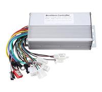 Cpolebev Controlador EléCtrico de 48 V, 60 V, 64 V, 72 V, 1000 W, 1500 W, 12 Tubos, Modo Dual, Controlador Sin Escobillas para Bicicleta EléCtrica, Motor de Velocidad