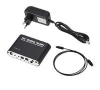 Cpolebev Convertidor de Audio AC3 Estéreo de 5,1 Canales Digital una Analógico, Decodificador Óptico SPDIF Coaxial AUX de 3,5 mm una 6RCA, Enchufe Europeo