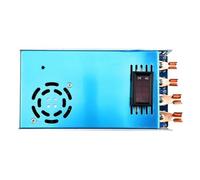 Cpolebev Convertidor de Refuerzo de Voltaje, Convertidor de MóDulo de Fuente de AlimentacióN de Refuerzo de 2000 W 12-60 V A 15-80 V Regulador de Voltaje CC-CC con VoltíMetro