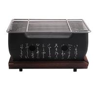 Cpolebev Coreano Japonés BBQ Horno de Parrilla Parrilla de carbón de aleación de Aluminio Accesorios portátiles para Fiestas Herramientas de Barbacoa de casa