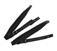 Cpolebev Correa de AcordeóN AcordeóN Bajo Acolchado Correas de ArnéS de Hombro de de PU CinturóN Ajustable para AcordeóN Bajo 16-120,Negro