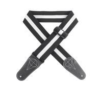 Cpolebev Correa de Guitarra Correas de Bajo de Guitarra EléCtrica Correa de Guitarra AcúStica Ajustable Suave Negro+