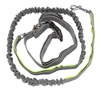 Cpolebev Correa para Perros Manos, Correa para Correr RetráCtil para Perros, CinturóN EláStico para Correr para Perros, Correa para Correr con CinturóN Verde