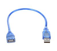 Cpolebev Corto USB 2,0 una Hembra al Cable de Extension Macho