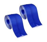 Cpolebev Cremallera Resistente de 2 Rollos con Barrera Antipolvo, Cremallera de Construcción de 3 Pulgadas X 7 Pies, Cremallera Autoadhesiva Utilizada para Invernadero