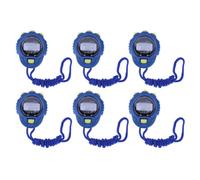 Cpolebev Cronómetro Electrónico Deportivo con Pantalla LCD, Odómetro, Reloj con Temporizador Digital
