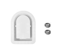 Cpolebev Cuadrado HexáGono Vela Quemador de Incienso Molde de Silicona DIY Yeso Verter Aromaterapia Almacenamiento Molde, C