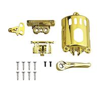 Cpolebev Cubierta de Carcasa de la Cortadora de Cabello Carcasa Modificada del Cortapelos para Accesorio de Repuesto 8148 8591 Kit Dorado