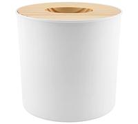 Cpolebev Cubierta de Madera Rollo Redondo Papel Tisú Tubo de Tejido Hogar ExtraíBle Mini Caja de PañUelos de Madera
