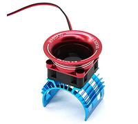 Cpolebev Cubierta del Disipador de del Motor + Ventilador de RefrigeracióN para A959-B 144001 124019 1/8 1/10 RC Coche 540 550 3650 TamañO Disipador de del Motor