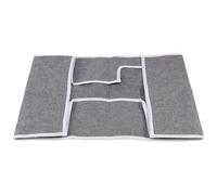 Cpolebev Cubierta Horizontal de Estilo Simple para Consola de Protector de Cubierta a Prueba de Polvo para Accesorios para Juegos, Gris