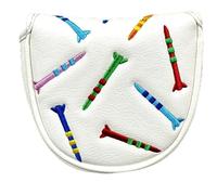 Cpolebev Cubierta MagnéTica para Putter de Golf, Cubierta para Putter de Mazo de PU, MagnéTico, Cubierta para Cabeza de Golf, PortáTil para Putter de Golf, Color