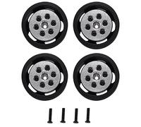 Cpolebev Cubo de Llanta de Metal para C14 C24 C34 B14 B24 Q61 Q62 4WD 1/16 RC Truck Car Upgrade Accesorios Piezas, Negro