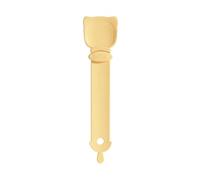Cpolebev Cuchara Alimentadora para Mascotas, Bocadillos para Gatos, Alimentos Líquidos, Herramientas para, Cuchara de Alimentación Multifuncional para Gatos, Naranja