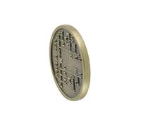 Cpolebev CW Morse Code Monedas Conmemorativas CW Training Coin Morse Code Training Coin para Principiantes Entusiastas de la Radio
