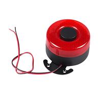 Cpolebev DC 12V-24V 105DB Sirena de Advertencia AutomáTica SeñAl de Sonido Alarmas de Respaldo Bocinas con LED Pitido Bocina de Aire Inversa para el AutomóVil