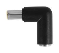 Cpolebev DC 7909 Macho a DC 7909 Hembra Conector Adaptador De Potencia para Ordenador Portátil Notebook, Codo De Ángulo Recto De 90 Grados