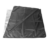 Cpolebev de BateríA - Tela Oxford 420D Impermeable Negra Premium con Revestimiento Plateado - los Rayos UV del Sol