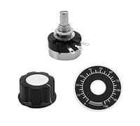 Cpolebev de carbono rotatorio con diametro con perilla, RV24YN 20S B103 10K Ohmio