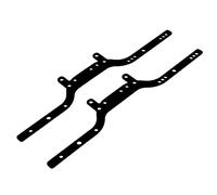 Cpolebev de Chasis de Lateral de MetáLica para MN D90 D91 D96 D99 MN90 NM99S 1/12 RC Coche Piezas de ActualizacióN Accesorios
