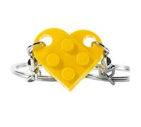 Cpolebev de CorazóN de Pareja A Juego C-Brick para Regalos de Amigos del DíA de San ValentíN para, Novia