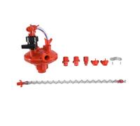 Cpolebev de CríA de LíNea de Agua Regulador de PresióN de Agua VáLvula Reguladora de PresióN AutomáTica 1 Pieza Rojo