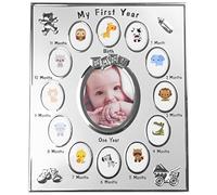 Cpolebev de Fotos para NiñOs Mi Primer AñO Regalo para BebéS Regalo de CumpleañOs para NiñOs Hogar DecoracióN Familiar Adornos 12 Meses de Fotos