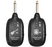 Cpolebev de Guitarra Inalámbrico 8X Transmisor Receptor de Guitarra Inalámbrico para Guitarra Eléctrica Bajo Violín