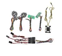 Cpolebev de Luces LED Grupo de Luces Delanteras y Traseras para TRX4 2021 1/10 RC Coche de Orugas SeñAles de Luces de Freno