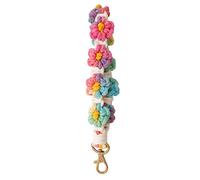 Cpolebev de Macramé de Pulsera Hecho a Mano CordóN de MuñEca para Llaves de para Hombres y Mujeres