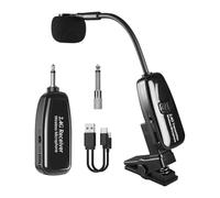Cpolebev De MicróFono InaláMbrico Para SaxofóN, Transmisor Y Receptor De 2,4 G Para Instrumentos De Viento, Alcance De 164 Pies, Conectar Y Usar